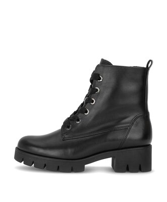 Schnürstiefelette schwarz