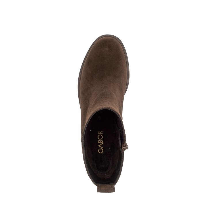 Bottine plateau marron #5