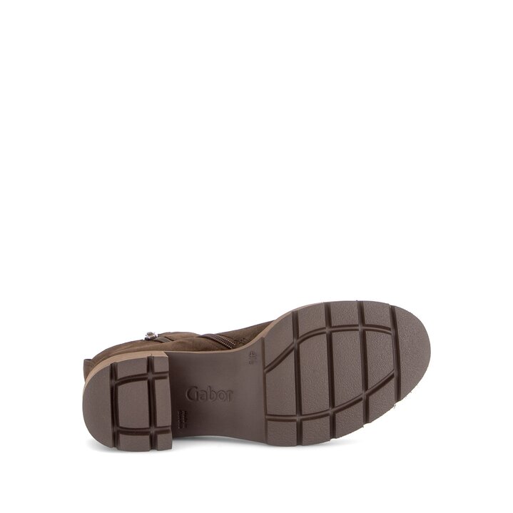Bottine plateau marron #4