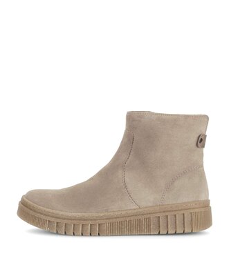 Sportliche Stiefelette beige