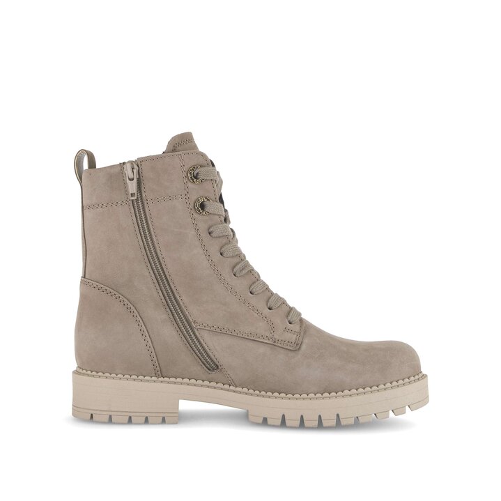 Schnürstiefelette beige #1