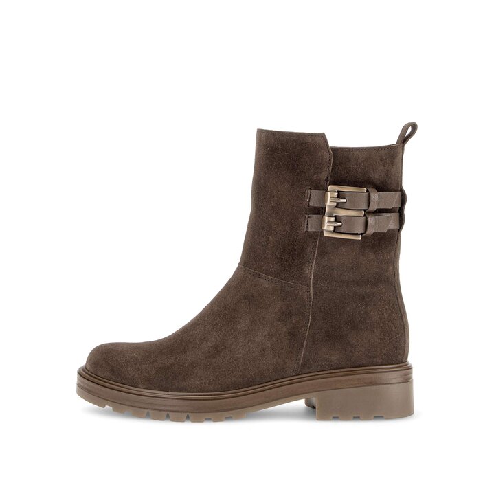 Sportliche Stiefelette braun #0
