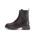 Schnürstiefelette braun