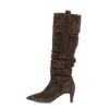 Botte élégante marron