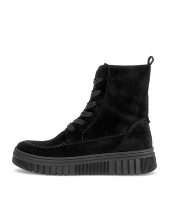 Schnürstiefelette schwarz