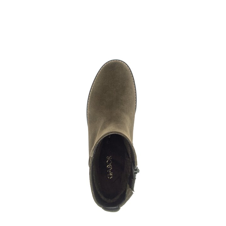 Sportliche Stiefelette grün #5