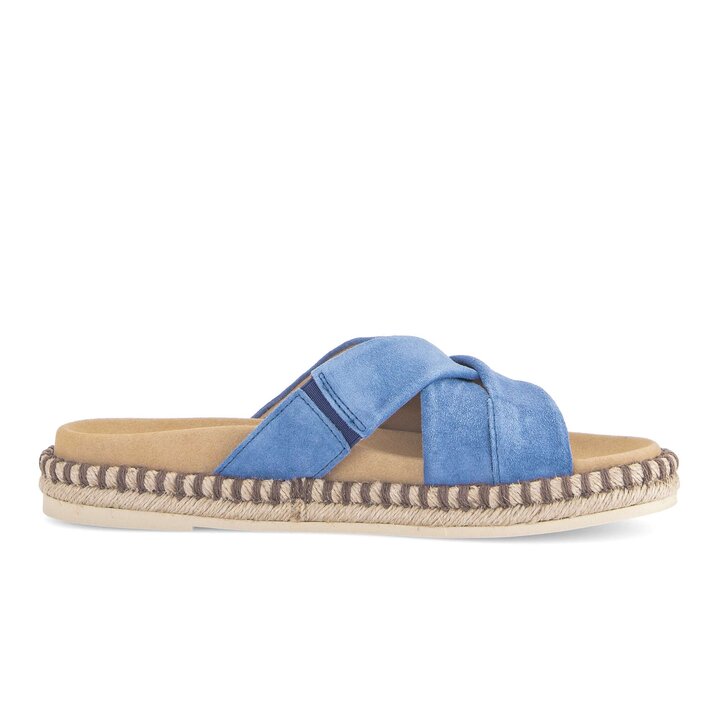 Pantolette blau #1
