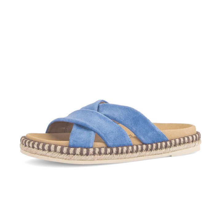 Pantolette blau #2