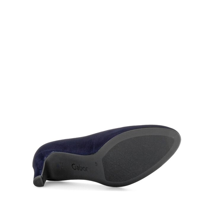 Eleganter Pump blau #4