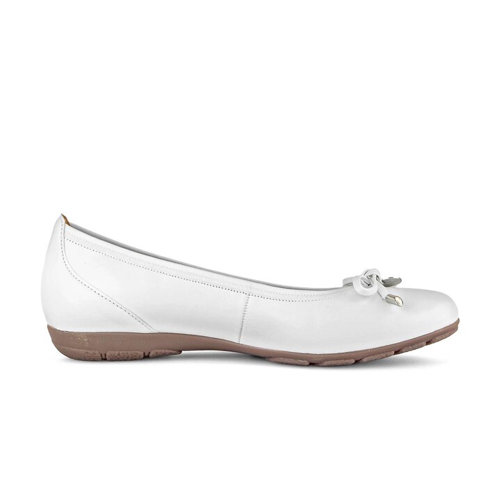 Sportliche Ballerina weiß #1