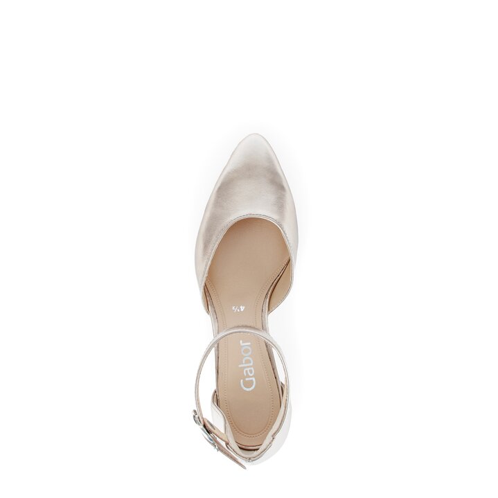 Spangenpumps gold #5
