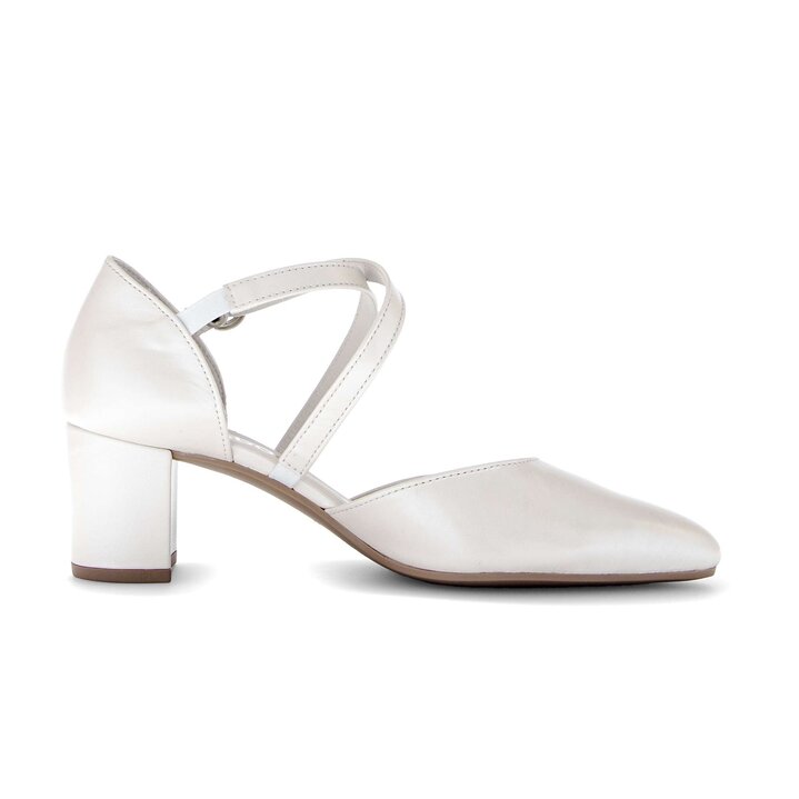 Spangenpumps creme #1