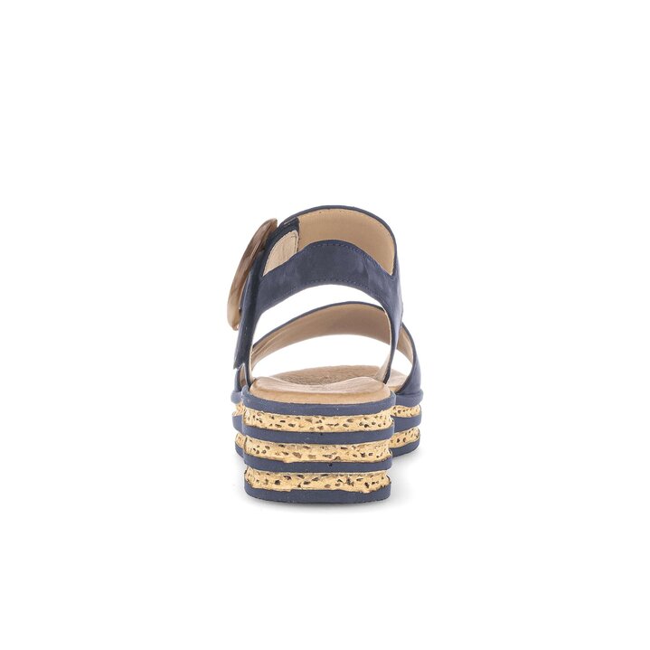 Plateau Sandale blau #3