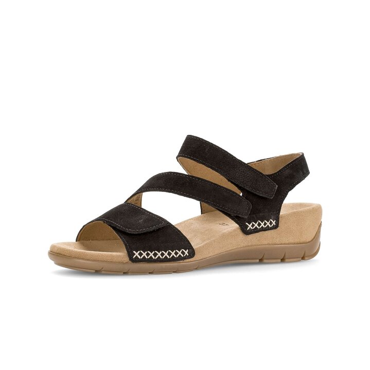 Keilsandalette schwarz #2