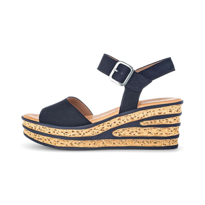 Keilsandalette blau #0
