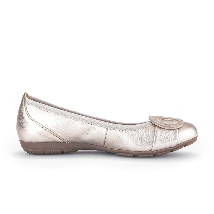 Sportieve ballerina goud #1