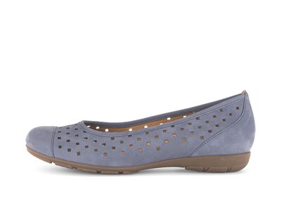 Sportliche Ballerina blau