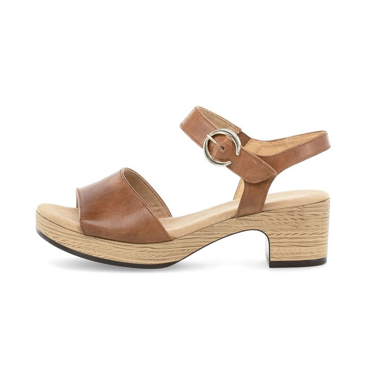 Sandalo con plateau marrone #0