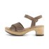 Plateau Sandale braun