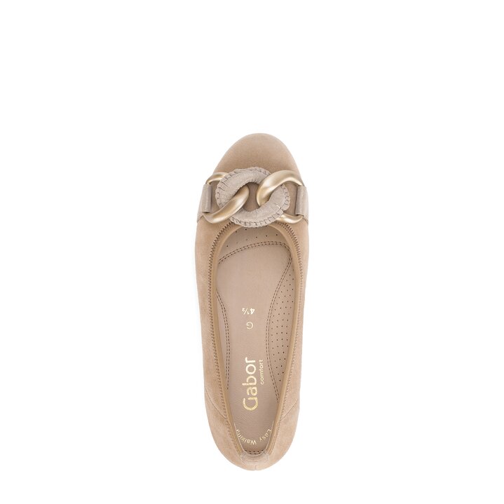 Sportliche Ballerina braun #5