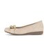 Sportliche Ballerina beige