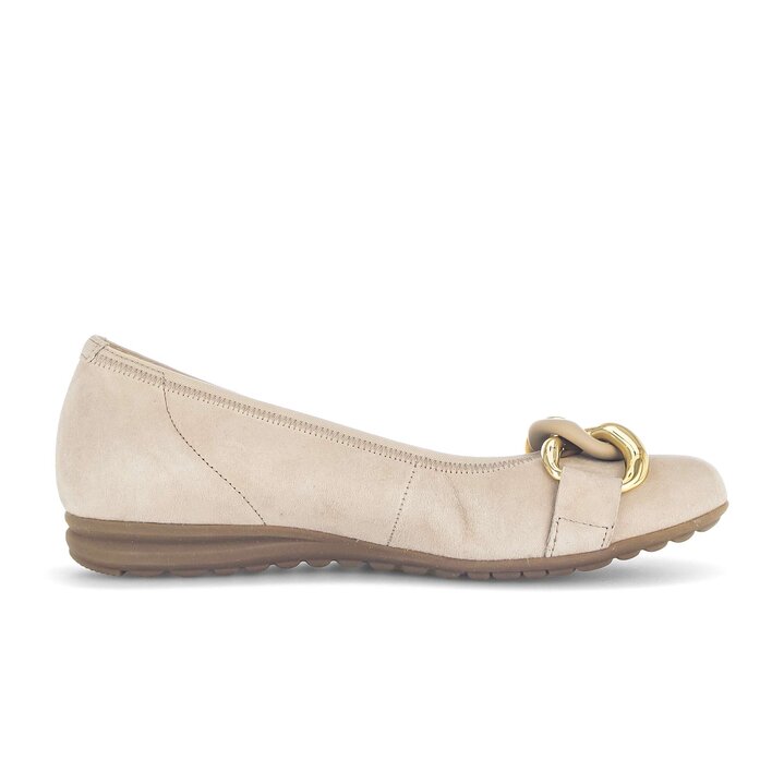 Sportliche Ballerina beige #1