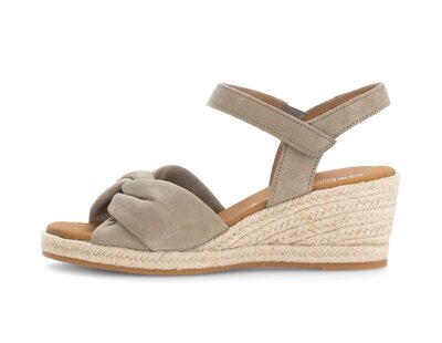 Keilsandalette grün
