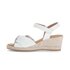 Keilsandalette weiß