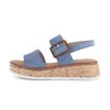 Plateau Sandale blau