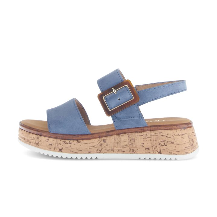 Plateau Sandale blau #0