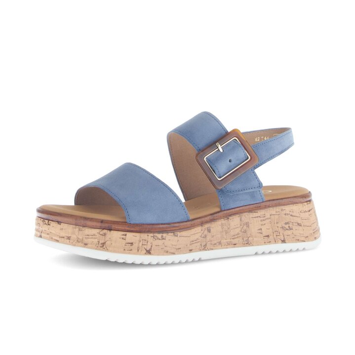 Plateau Sandale blau #2