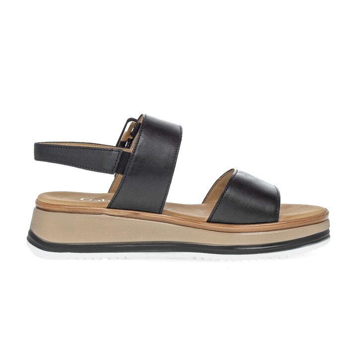 Sandalo con plateau nero #1