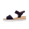 Keilsandalette blau
