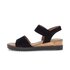 Keilsandalette schwarz