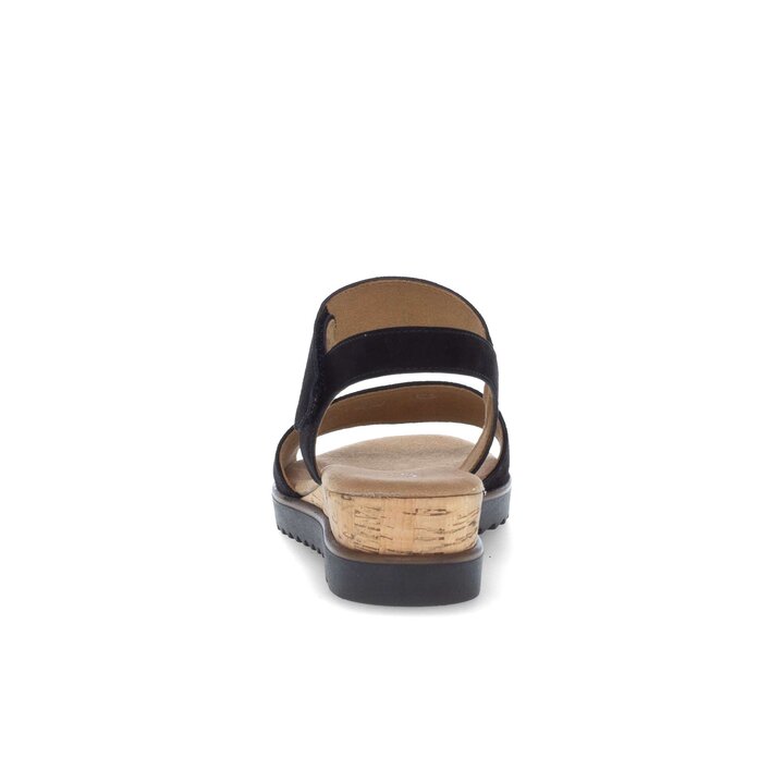 Keilsandalette schwarz #3