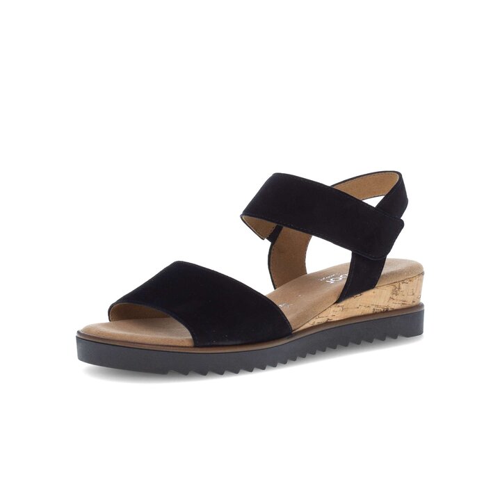 Keilsandalette schwarz #2