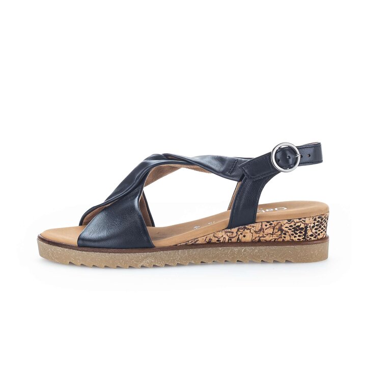Keilsandalette blau #0