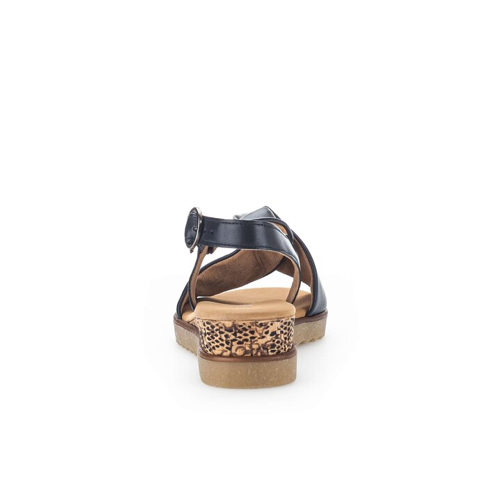 Keilsandalette blau #3