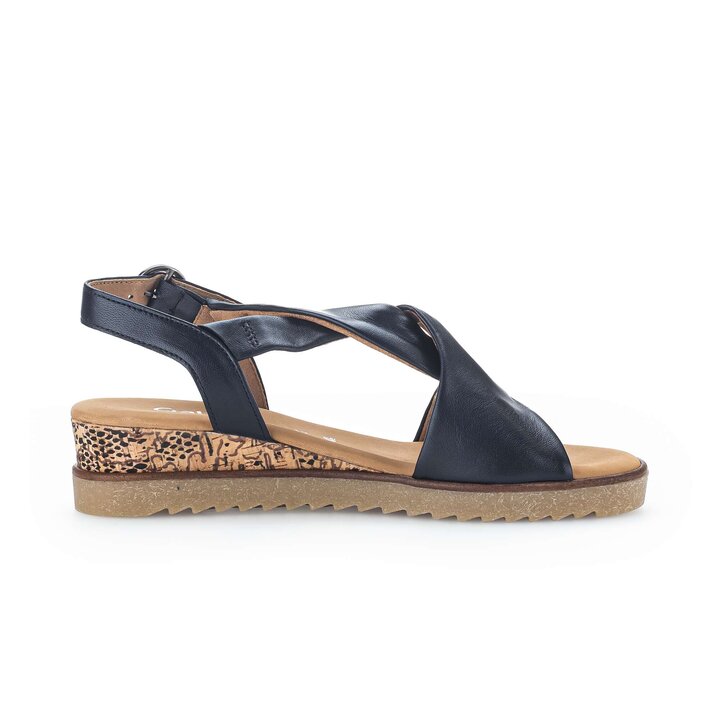 Keilsandalette blau #1
