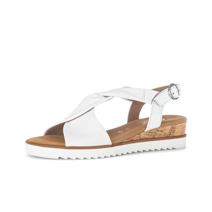 Keilsandalette weiß #2