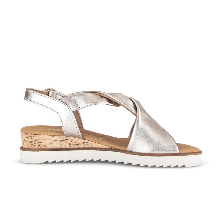 Keilsandalette gold #1