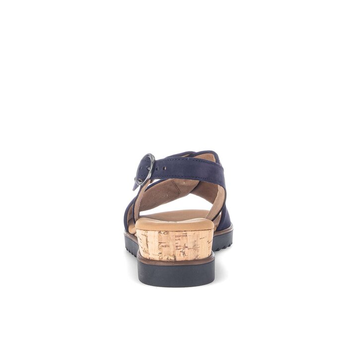 Keilsandalette blau #3