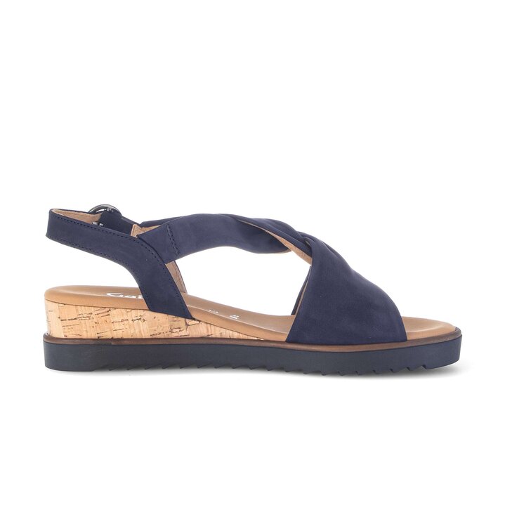 Keilsandalette blau #1