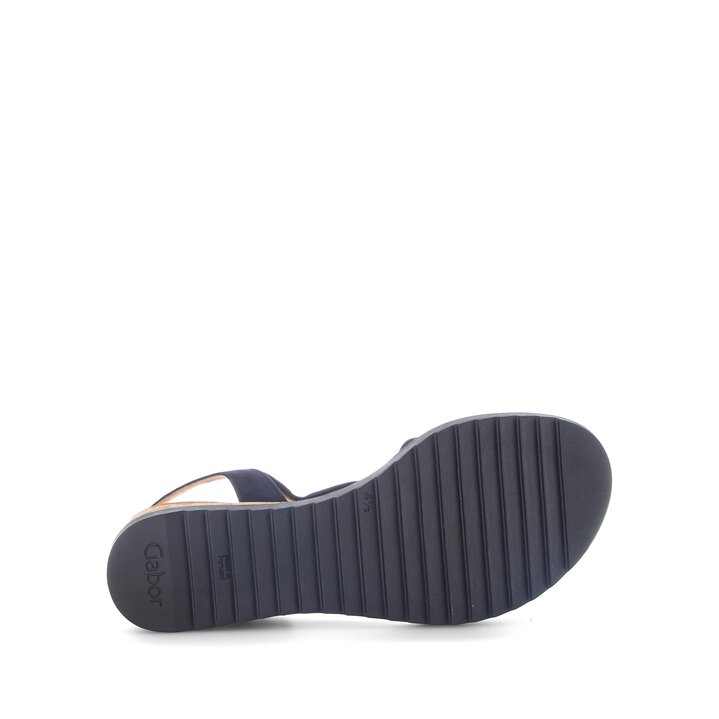 Keilsandalette blau #4