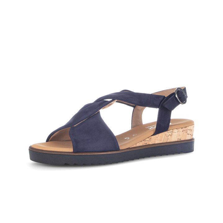 Keilsandalette blau #2