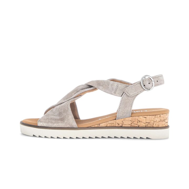 Keilsandalette beige #0