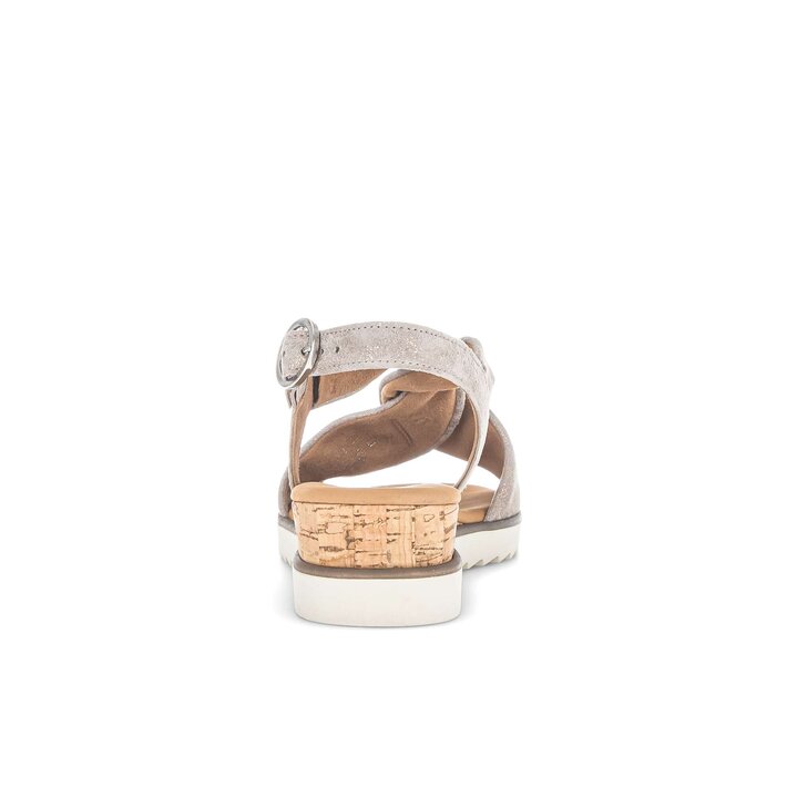 Keilsandalette beige #3