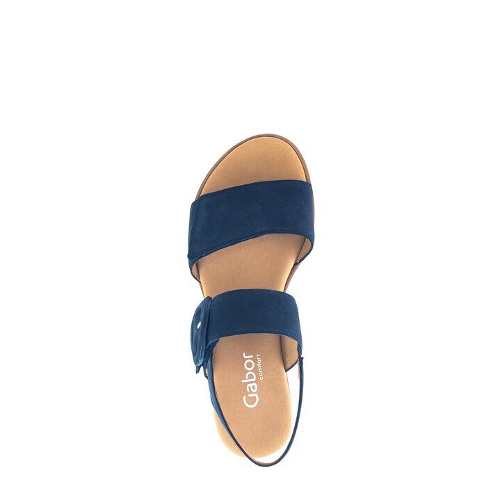 Plateau Sandale blau #5