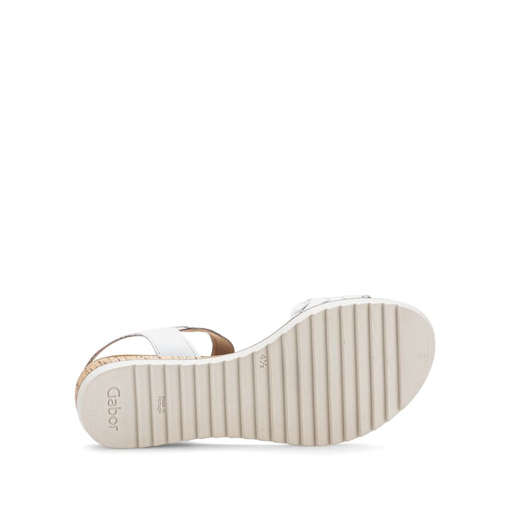 Keilsandalette weiß #4