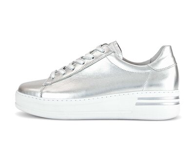 Sneaker low silber
